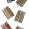 1775542310_Amazon-Brand-Solimo-Plastic-Storage-Jar-Containers-Set-With-Spoon-Air-Tight-BPA-Free-Kitchen-Container-Set-Multipurpose-Jar-500-ML-Set-6-Transparent.jpg Amazon Brand - Solimo Plastic Storage Jar & Containers Set With Spoon | Air Tight & BPA Free | Kitchen Container Set | Multipurpose Jar | 500 ML Set 6 (Transparent)