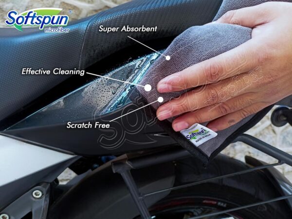 1775548156_SOFTSPUN-Microfiber-Super-Absorbent-Small-Wipes-500-GSM-20X30-Cms-5-Pieces-Grey-Silk-Banded-Edge-Towel-Set-Extra-Thick-Microfiber-Cleaning-Cloths-Perfect-for-Bike.jpg SOFTSPUN Microfiber Super Absorbent Small Wipes, 500 GSM 20X30 Cms 5 Pieces Grey! Silk Banded Edge Towel Set Extra Thick Microfiber Cleaning Cloths Perfect for Bike