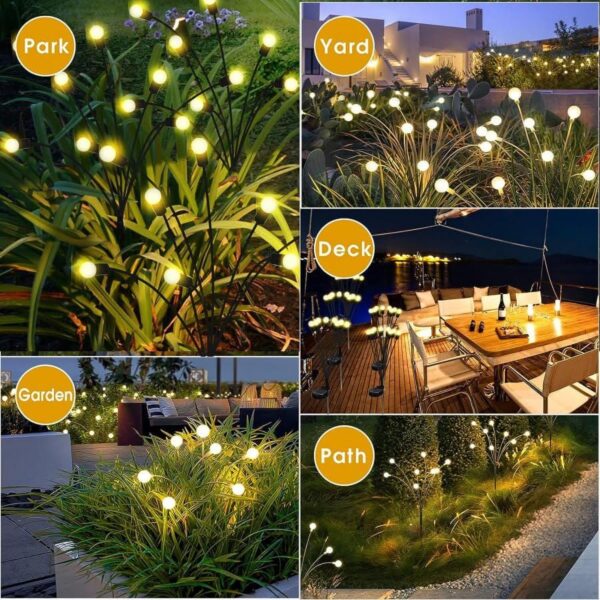 1775548374_Metal-Firefly-Outdoor-Solar-Lights-8-Led-Starburst-Swaying-Solar-Garden-LightWarm-Garden-Light-Waterproof-Firefly-Path-Lights-for-PotsBalcon-2Pcs.jpg Metal -Firefly Outdoor Solar Lights| 8 Led Starburst Swaying Solar Garden Light,Warm Garden Light Waterproof | Firefly Path Lights for Pots,Balcon (2Pcs)