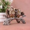 Owl Family Sitting on Tree Decorative Bird Showpieces Statue for Owl Family Sitting on Tree Decorative Bird Showpieces Statue for Home Decor Living Room Bedroom Wall Shelf Table Top Garden Decoration Items -2