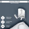 1775561874_Plantex-304-Grade-Stainless-Steel-Robe-HookCloth-Towel-HangerDoor-Hanger-HookBathroom-Accessories-Parv-Chrome.jpg Plantex 304 Grade Stainless Steel Robe Hook/Cloth-Towel Hanger/Door Hanger-Hook/Bathroom Accessories - Parv (Chrome)