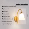 Avior Modern Design Wall Light/Wall Lamp for Bedroom, Living Room & Drawing Room (Gold)