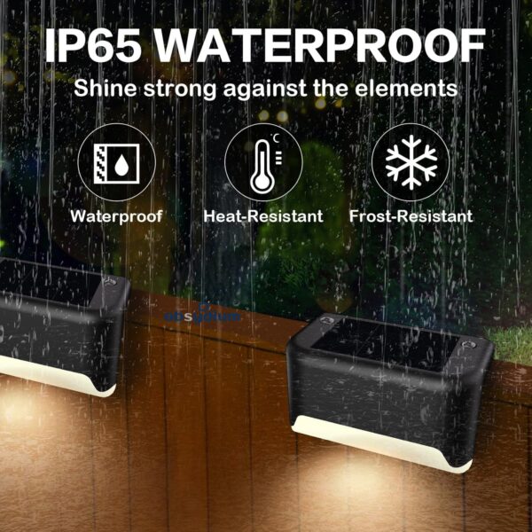 1775576835_JD-PRO-Solar-Deck-Lights-4Pcs-Solar-Step-Lights-Outdoor-Waterproof-Led-Solar-Fence-Lamp-for-Patio-StairsGarden-Pathway-Step-and-Fences-Warm-White.jpg JD PRO || Solar Deck Lights 4Pcs, Solar Step Lights Outdoor Waterproof Led Solar Fence Lamp for Patio, Stairs,Garden Pathway, Step and Fences || (Warm White)