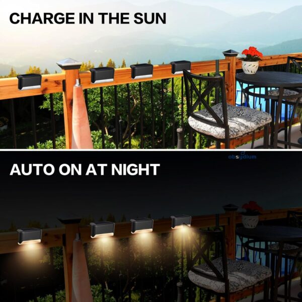 1775576836_JD-PRO-Solar-Deck-Lights-4Pcs-Solar-Step-Lights-Outdoor-Waterproof-Led-Solar-Fence-Lamp-for-Patio-StairsGarden-Pathway-Step-and-Fences-Warm-White.jpg JD PRO || Solar Deck Lights 4Pcs, Solar Step Lights Outdoor Waterproof Led Solar Fence Lamp for Patio, Stairs,Garden Pathway, Step and Fences || (Warm White)