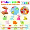 50 Pcs Miniature Toys, Garden Decoration Items Outdoor, Small Resin Animals Variety Pack Luminous Miniature Farm Ocean Figures Tiny Resin Duck to Hide Garden Aquarium Dollhouse Office Home Decor