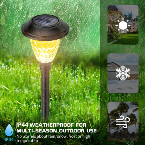 1775585153_hardoll-Solar-Decorative-Pathway-Lights-for-Home-Outdoor-Garden-Waterproof-LED-Warm-White-Lamp-Pack-of-4.jpg hardoll Solar Decorative Pathway Lights for Home Outdoor Garden Waterproof LED Warm White Lamp (Pack of 4)