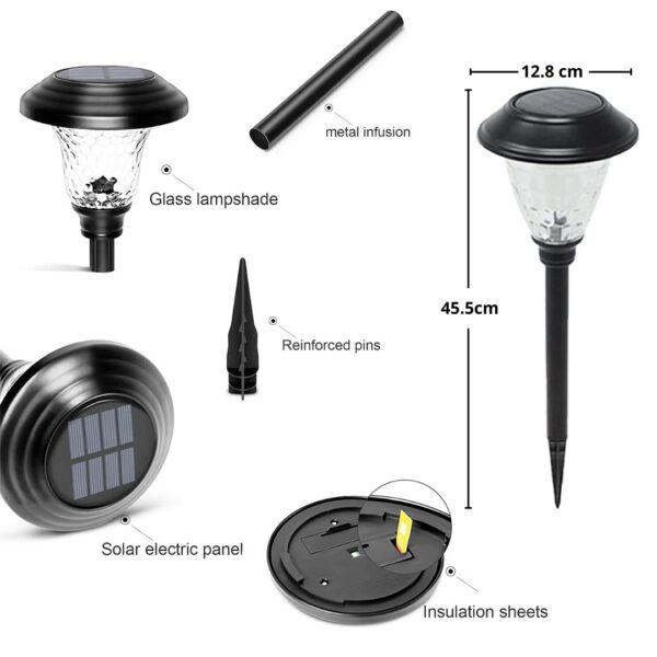 1775585154_hardoll-Solar-Decorative-Pathway-Lights-for-Home-Outdoor-Garden-Waterproof-LED-Warm-White-Lamp-Pack-of-4.jpg hardoll Solar Decorative Pathway Lights for Home Outdoor Garden Waterproof LED Warm White Lamp (Pack of 4)