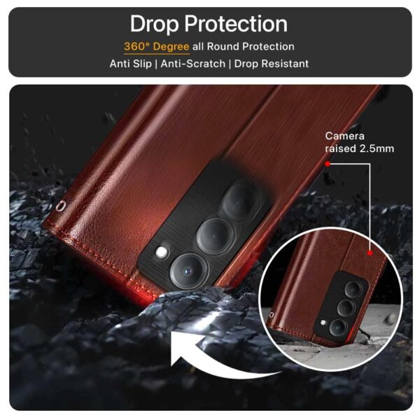 1775587169_WOW-IMAGINE-Shock-Proof-Flip-Cover-Back-Case-Cover-for-Mi-Redmi-15-5G-Flexible-Leather-Finish-Card-Pockets-Wallet-Stand-Chestnut-Brown.jpg WOW IMAGINE Shock Proof Flip Cover Back Case Cover for Mi Redmi 15 5G (Flexible | Leather Finish | Card Pockets Wallet & Stand | Chestnut Brown)