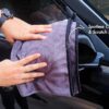 SOFTSPUN Microfiber Extra Large, The 500 GSM 50x80cm (19.5”x31.5”), Highest 70/30 Blend, Heavy Duty Drying Towel Ultra Absorbent Scratch-Free One-Pass Vehicle-Drying Cloth For Cars & SUVs,1-Pack, Grey