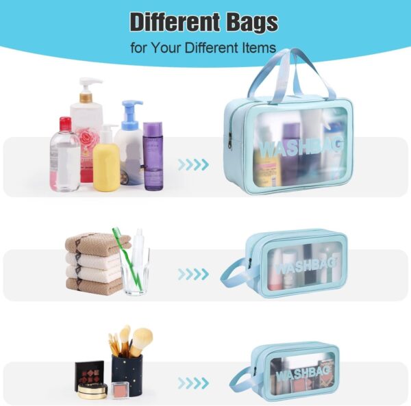 1775590536_PVC-Makeup-Bag-Travel-Toiletries-Organizer-Cosmetic-Bags-Wash-Bag-Pouch-for-Travel-Kit-Toiletry-Bag-Portable-Organizer-Case-Carry-Pouch-for-Women-Bathroom-Set-of-3-Multi-Colors.jpg PVC Makeup Bag Travel Toiletries Organizer Cosmetic Bags Wash Bag Pouch for Travel Kit Toiletry Bag Portable Organizer Case Carry Pouch for Women Bathroom Set of 3 (Multi-Colors)