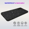 LIRAMARK Silicone Soft Back Cover Case for Samsung Galaxy S21 FE 5G (Silicone Black)