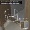 1775611611_Plantex-High-Grade-Stainless-Steel-Dustbin-Stand-for-Kitchen-CabinetDust-Bin-HolderModular-Kitchen-Fixture-Dia-10-Inches-Silver.jpg Plantex High Grade Stainless Steel Dustbin Stand for Kitchen Cabinet/Dust Bin Holder/Modular Kitchen Fixture (Dia 10 Inches-Silver)