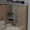 1775611612_Plantex-High-Grade-Stainless-Steel-Dustbin-Stand-for-Kitchen-CabinetDust-Bin-HolderModular-Kitchen-Fixture-Dia-10-Inches-Silver.jpg Plantex High Grade Stainless Steel Dustbin Stand for Kitchen Cabinet/Dust Bin Holder/Modular Kitchen Fixture (Dia 10 Inches-Silver)