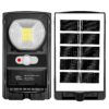 Epyz Solar Light Outdoor Waterproof 54 Bright White LEDs Light,1 Lighting Modes Wired Security Solar Powered Lights for Outside Yard [ White Light, Pack of 1 ]