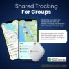 Portronics Worldtag Item Finder with Upto 1 Year Battery Life, Bluetooth Tracker,MFi Certified, Item Locater for Keys, Wallets, Luggage, Gadgets etc,Only iOS Compatible with Apple Find My App