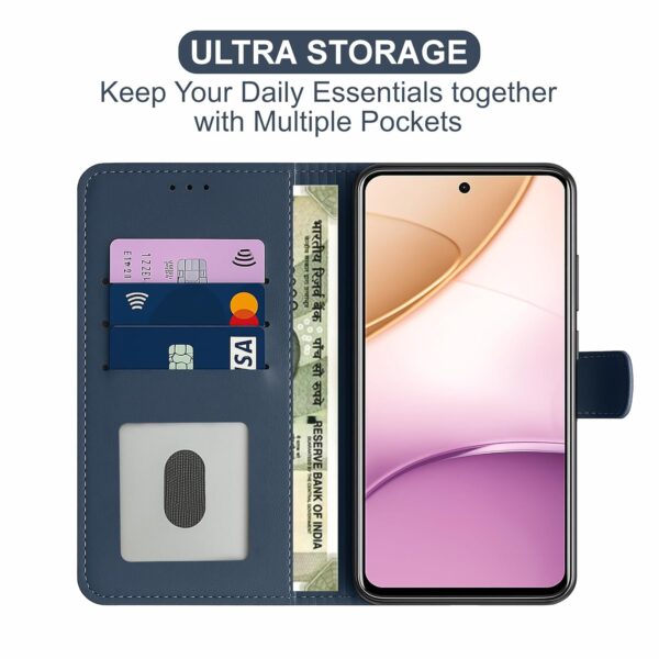 AIBEX ® Shock Proof Flip Compatible for Nothing Phone (3a) 5G Flip Cover Leather Finish | Inside TPU with Card Pockets | Wallet Stand | Complete Protection Flip Case