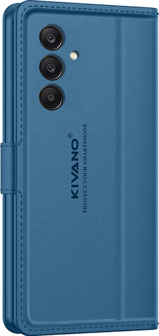 1775703116_Compatible-for-Samsung-Galaxy-F15-5G-Samsung-Galaxy-M15-5G-Luxury-Handmade-Leather-Magnetic-Flip-Folio-Case-Card-Holder-Kickstand-Slim-Protective-Cover-Unisex-Blue.jpg Compatible for Samsung Galaxy F15 5G / Samsung Galaxy M15 5G Luxury Handmade Leather Magnetic Flip Folio Case | Card Holder & Kickstand | Slim Protective Cover | Unisex - Blue