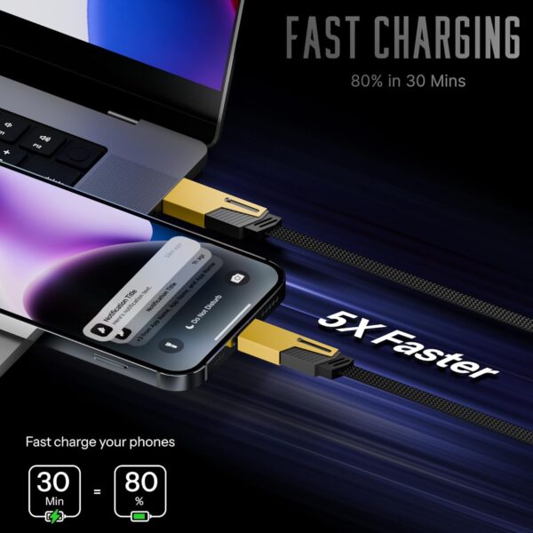 1775707070_Basesailor-120W-4-In-1-Multi-Function-Braided-Fast-Charging-Cable-With-Lightning-To-USB-CType-C-CLigthning-To-USBMilitary-Grade-DurabilityCompatible-For-iPhoneSamsungOneplus-Series-More1M.jpg Basesailor 120W 4 In 1 Multi Function Braided Fast Charging Cable With Lightning To USB-C,Type C-C,Ligthning To USB,Military Grade Durability,Compatible For iPhone,Samsung,Oneplus Series & More,1M