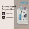 Benelave by Hindware Bathroom Accessories Bathroom Cabinet with Mirror | Made of High Grade Plastic | Stylish & Convenient | Space Saving