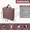 1775723299_DOUBLE-R-BAGS-Reusable-Multi-Purpose-Shopping-Bags-with-Handles-for-Grocery-Vegetables-Kitchen-Essentials-Eco-Friendly-Tote-Bag-Pack-of-2-Box-Print-Brown-35.6X35.6X12.7-cm-1-Compartment.jpg DOUBLE R BAGS Reusable Multi-Purpose Shopping Bags with Handles for Grocery, Vegetables & Kitchen Essentials | Eco-Friendly Tote Bag (Pack of 2, Box Print, Brown, 35.6X35.6X12.7 cm, 1 Compartment)