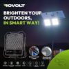 1775735427_60-Watts-LED-Solar-Flood-Light-with-Remote-Control-Motion-Sensor-Aluminium-Water-Proof-Body-6000-mAh-LiFePO4-Battery-Solar-Security-Flood-Light-1-Year-Warranty.jpg 60 Watts LED Solar Flood Light with Remote Control & Motion Sensor | Aluminium Water Proof Body | 6000 mAh LiFePO4 Battery Solar Security Flood Light | 1 Year Warranty
