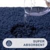 MAXOSHINE Microfiber Bathroom Mat Anti Skid-Highly Absorbent Super Soft Door Mats for Home Kitchen Living Room-2000 GSM Floor Mat