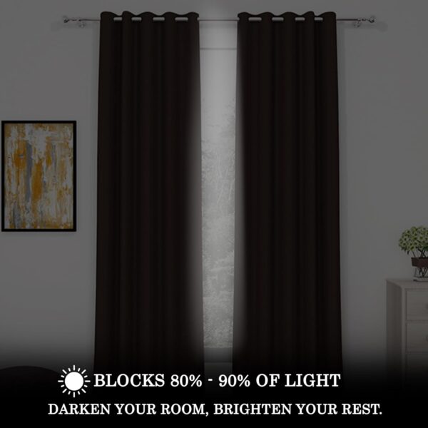 1775736014_Story@Home-100-True-Blackout-Door-Curtains-7-Feet-Long-Set-of-2-Solid-Thermal-Insulated-Room-Darkening-Curtain-for-Living-Room-116-X-215-Cm-Dark-Brown.jpg Story@Home 100% True Blackout Door Curtains 7 Feet Long Set of 2 Solid Thermal Insulated Room Darkening Curtain for Living Room | (116 X 215 Cm, Dark Brown)