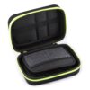 GadgetBite EVA Portable Pouch for Electronic Accessories USB Cables, Power Bank, Battery, Portable Hard Drive, SD Memory Card, Earphones, Travel Gadgets Travel Friendly Case(Black&Green)