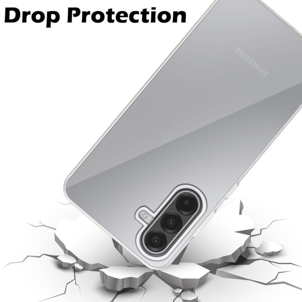 Amazon Brand - Solimo for Samsung Galaxy A17 5G Premium Transparent Soft Silicon Crystal Clear Back Cover [Transparent]