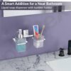 Plantex 304 Grade Stainless Steel Liquid Soap Dispenser/Tumbler Holder/Toothbrush Holder/Bathroom Accessories (Crystal - Chrome)
