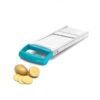 RITU Plastic Plain Slicer | Stainless Steel Manual Vegetable Cutter & Potato Chips Maker for Kitchen | Lightweight Slicer for Making Plain Chips, Veg Salad, Fruits Slicing at Home & Restaurants