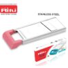 RITU Plastic Plain Slicer | Stainless Steel Manual Vegetable Cutter & Potato Chips Maker for Kitchen | Lightweight Slicer for Making Plain Chips, Veg Salad, Fruits Slicing at Home & Restaurants