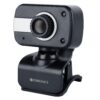 Zebronics Zeb-Crystal Clear Web Camera, 0.3 MP with USB with 3P Lens,Built-in Microphone,Auto White Balance,Night Vision and Manual Switch for LED (Black)