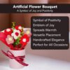 1775772639_Nostrae-by-Ekhasa-Red-Cherry-Blossom-Crochet-Flowers-Bouquet-Small-Size-Knitted-Flowers-For-Gifting-Woolen-Bouquet-Perfect-For-Crochet-Gifts-Handmade-Bouquets-Gift.jpg Nostrae by Ekhasa Red Cherry Blossom Crochet Flowers Bouquet (Small Size) | Knitted Flowers For Gifting | Woolen Bouquet Perfect For Crochet Gifts | Handmade Bouquets Gift