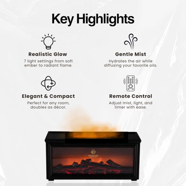 1775776382_Fireplace-Style-Essential-Oil-Room-Diffuser-–-Decorative-Fragrance-Machine-for-Home-Living-Room-Bedroom-Ambience.-Water-Based-and-Elegant-with-7-Different-Light-Settings.jpg Fireplace-Style Essential Oil Room Diffuser – Decorative Fragrance Machine for Home, Living Room & Bedroom Ambience. Water Based and Elegant with 7 Different Light Settings