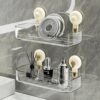 1775776795_Suction-Cup-Bathroom-Organiser-Without-Drill-Shelf-Organizer-Wall-Mounted-Bathroom-Shelves-Rack-Holder-Stand-for-Bathroom-Accessories-Organiser-Without-Drill-Pack-of-1.jpg Suction Cup Bathroom Organiser Without Drill | Shelf Organizer Wall Mounted Bathroom Shelves | Rack Holder Stand for Bathroom Accessories Organiser Without Drill (Pack of 1)