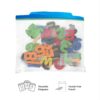 Amazon Basics - Multipurpose Zip Lock Storage Bags | 45 Count | Small | 21.3 x 18 cm | Reusable and Reclosable with Double Zipper | Material Plastic | Leak- Proof | Food Grade | Microwave Safe