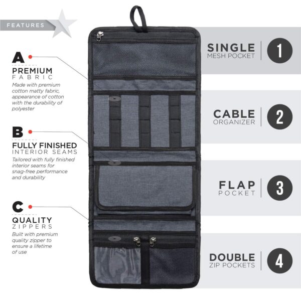1775785449_FATMUG-Small-Travel-Organizer-Bag-for-Electronic-and-Accessories-Gadgets-Kit-Case-Pouch-Light-Grey.jpg FATMUG Small Travel Organizer Bag for Electronic and Accessories -Gadgets Kit Case Pouch -Light Grey
