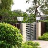 Epyz Solar Gate Pillar Light Outdoor Waterproof Square Shape,2600mah Battery, 3 Type of Lights, Application for Fence, Garden, Wall, Outdoor [ 72LED, Multicolour ]