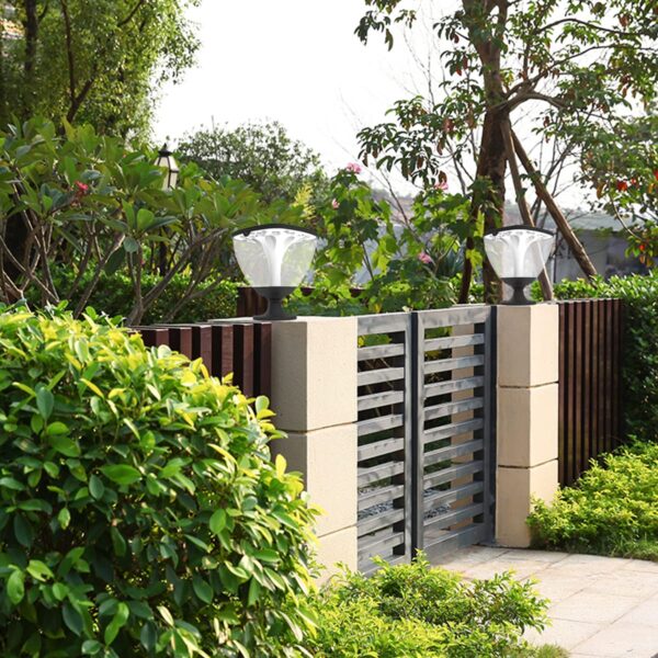 Epyz Solar Gate Pillar Light Outdoor Waterproof Square Shape,2600mah Battery, 3 Type of Lights, Application for Fence, Garden, Wall, Outdoor [ 72LED, Multicolour ]