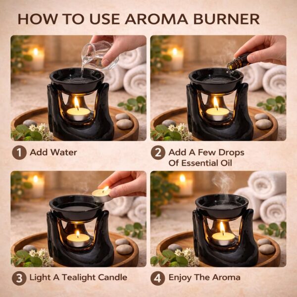 1775788433_Pure-Source-India-Black-Ceramic-Handtype-Aroma-Burner-with-1-Tea-Light-Candle-for-Essential-Oils-Wax-Melts-–-Tealight-Candle-Diffuser-Oil-Warmer-for-Spa-Meditation-Bedroom-Gift-Use.jpg Pure Source India Black Ceramic Handtype Aroma Burner with 1 Tea Light Candle for Essential Oils & Wax Melts – Tealight Candle Diffuser, Oil Warmer for Spa, Meditation, Bedroom & Gift Use