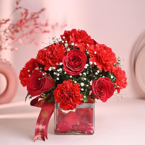 1775796350_FlowerAura-Premium-Fresh-Live-Flower-Bouquet-of-10-Red-Roses-5-Pink-Carnations-In-Glass-Vase-Gift-For-Birthday-Anniversary-Love-Home-Decor-Mothers-Day-Gift-For-Mom-Same-Day-Delivery.jpg FlowerAura Premium Fresh Live Flower Bouquet of 10 Red Roses & 5 Pink Carnations In Glass Vase Gift For Birthday | Anniversary | Love | Home Decor | Mothers Day Gift For Mom (Same Day Delivery)