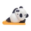 2xResin Panda Statue Model Toys Ornament Doll for Desktop Birthday Decor Yoga