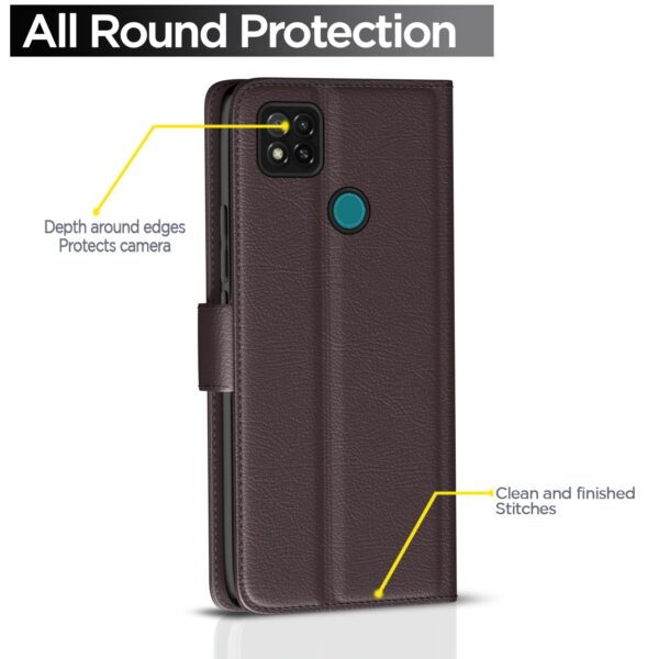 1775808094_Pikkme-Flip-Cover-Leather-Finish-Inside-TPU-with-Card-Pockets-Wallet-Stand-and-Shock-Proof-Complete-Protection-Flip-Case-for-Redmi-10A10A-SportRedmi-9Redmi-9-Activ9CPoco-C31Coffee.jpg Pikkme Flip Cover Leather Finish | Inside TPU with Card Pockets | Wallet Stand and Shock Proof | Complete Protection Flip Case for Redmi 10A/10A Sport/Redmi 9/Redmi 9 Activ/9C/Poco C31(Coffee)