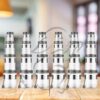 1775809046_RABBY-Plastic-Pet-Storage-Jar-and-Container-Set-of-24-With-Spoons-Air-Tight-Kitchen-Organiser-Improved-Model-Silver-line-Printed.jpg RABBY Plastic Pet Storage Jar and Container, Set of 24 With Spoons Air Tight | Kitchen Organiser Improved Model Silver line Printed
