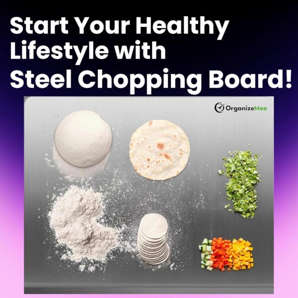 1775820582_OrganizeMee-Steel-Chopping-Board-for-Kitchen-Large-Fruits-and-Vegetables-Cutting-Rust-Proof-Cutting-Board-Platform-Countertop-Pad-Cutter-60-Cm-Widex47-Cm-Deep-25-Mm-Bend-A-Must-Kitchen-Tools.jpg OrganizeMee Steel Chopping Board for Kitchen Large | Fruits and Vegetables Cutting Rust-Proof Cutting Board Platform Countertop Pad Cutter | (60 Cm Widex47 Cm Deep +25 Mm Bend) | A Must Kitchen Tools