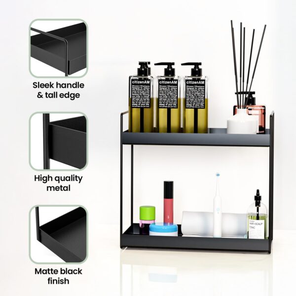 1775824637_Iron-2-Tier-Countertop-MultipurposeOrganizerTiered-Shelf-Storage-Rack-Counter-Top-Organiser-Storage-Shelf-For-Home-Kitchen-And-Bathroom.jpg Iron 2-Tier Countertop MultipurposeOrganizer|Tiered Shelf Storage Rack, Counter Top Organiser Storage Shelf For Home Kitchen And Bathroom