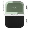 Story@Home Bathroom Mat Set of 2, Anti-Skid Nappa Leather Bathroom mats Water soak, 60x40 cm, Envy Green Solid Design, Kitchen Accessories Items for Home & Bathroom, Perfect Home Decor Items for Hall