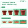1775856425_CINAGRO-UV-Treated-6.5-Inch-Round-Bottom-Trays-Pack-of-6-Fits-8-inch-Round-Pots-Gamla-Saucer-Plate-Durable-Planter-Drip-Trays-for-Pots-Round-Water-Collection-Plate-for-Indoor-Outdoor-Plants.jpg CINAGRO UV Treated 6.5 Inch Round Bottom Trays - Pack of 6, Fits 8 inch Round Pots, Gamla Saucer Plate, Durable Planter Drip Trays for Pots, Round Water Collection Plate for Indoor & Outdoor Plants