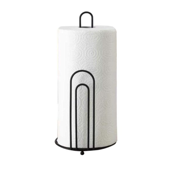 Craftland Wrought Iron Gate Shape Tissue Paper/Towel/Roll/Napkin Holder/Dispenser for Kitchen Bathroom and Dining Table (Gate Shape)